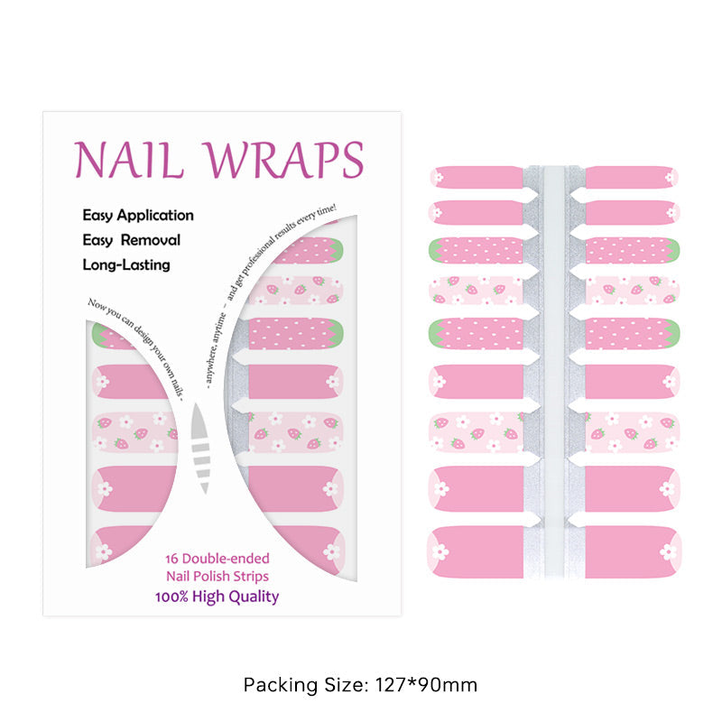 Wholesale Nail Strips Nail Polish Strips for Kids HUIZI