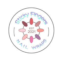 Testimonials from HUIZI nail wraps manufacturer loyal clients C.E.O of Sticky Fingers Nail Wraps