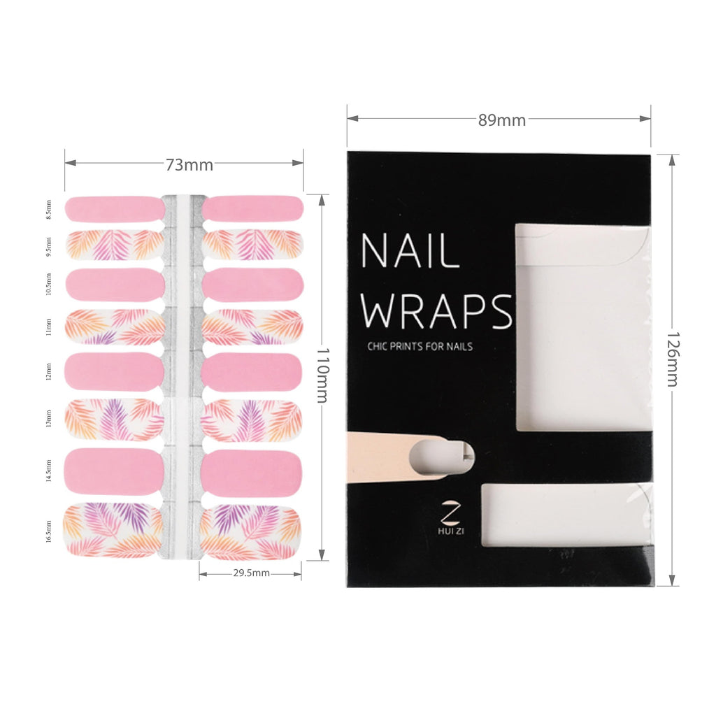 Nail polish stickers ZB series