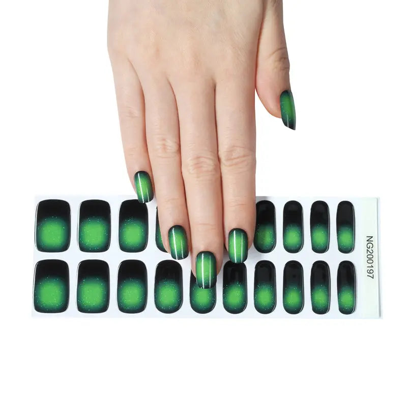 Bulk Order Uv Nail Stickers Wholesale Green Light  Nails Oem - Huizi HUIZI