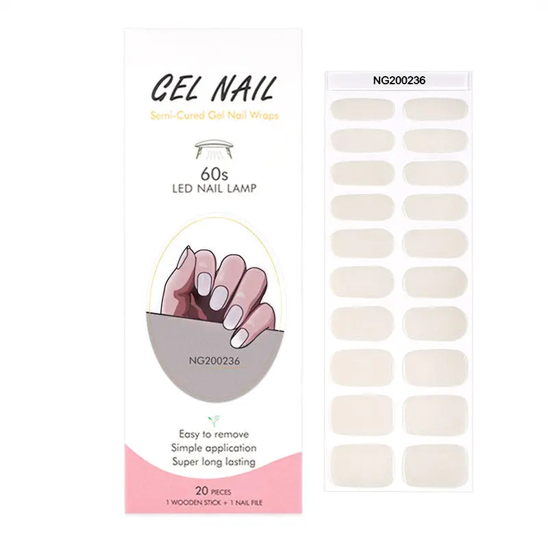 Custom Gel Nail Stickers Uv Light Wholesale Camel Manicure - Huizi HUIZI