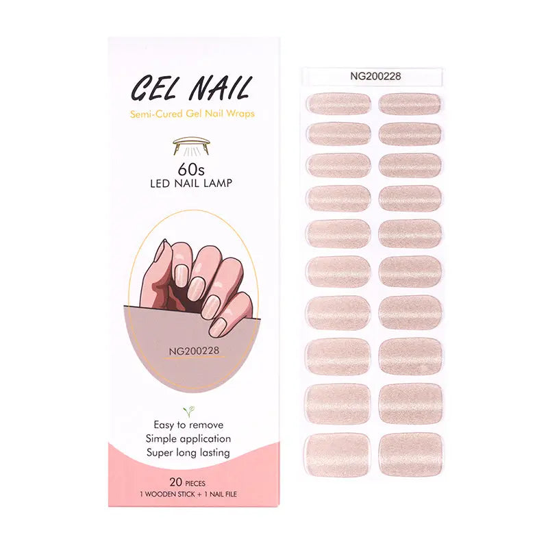 Custom Gel Nail Transfers Wholesale Camel Cat Eye Manicure - Huizi HUIZI