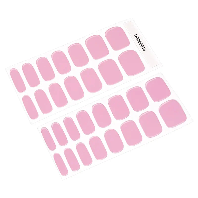 Custom Semi-cured Gel OEM Nail Strips HUIZI