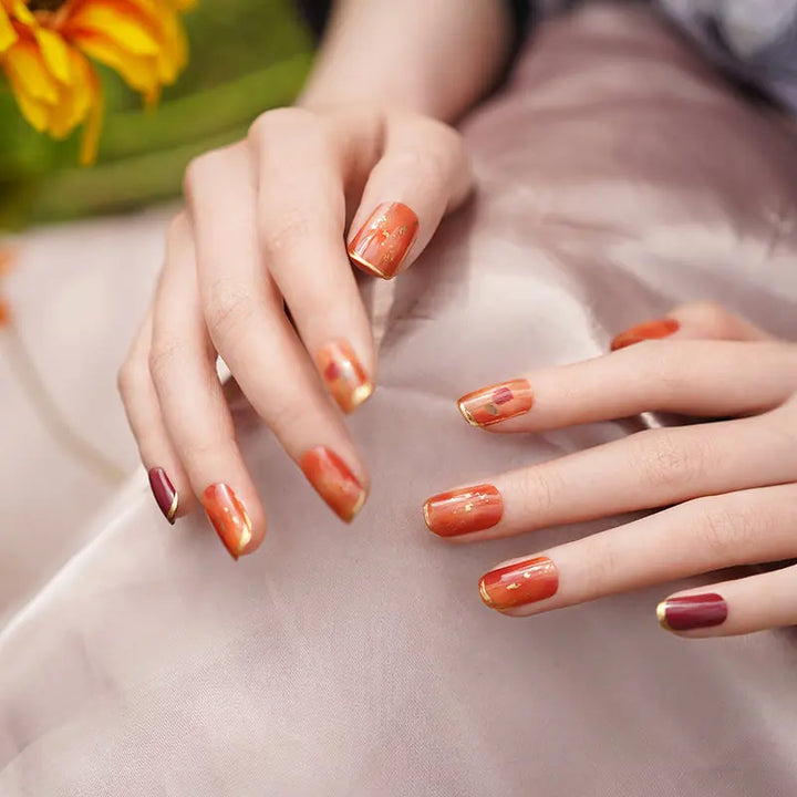 Kunden spezifische UV-Nagel-Aufkleber Bulk Orderrose Nagel kunst-Hudis