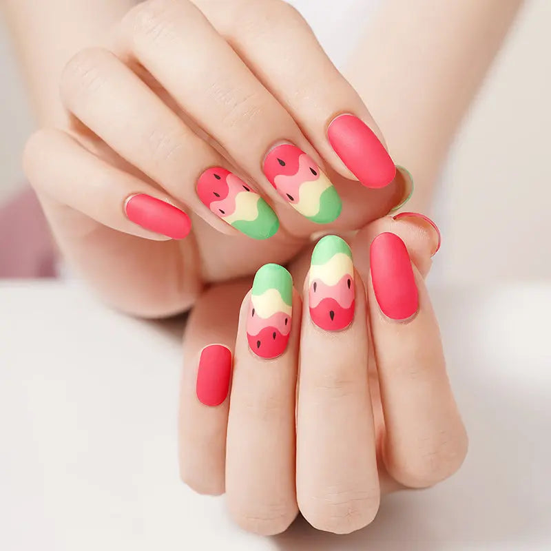 Trendy Short Matte Nail Designs