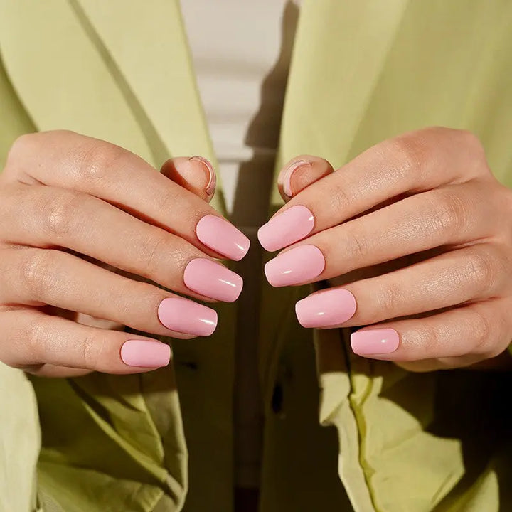 Customizable Pink Gel Nail Stickers Wholesale Spring Nail Wraps for Br