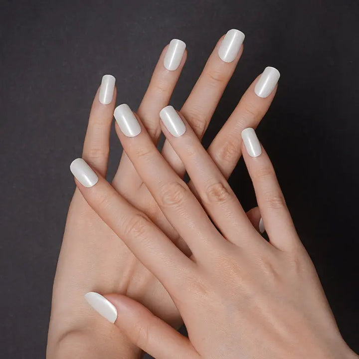 Essential Wholesale Gel Nail Wraps For Flawless Nails Custom White Pea