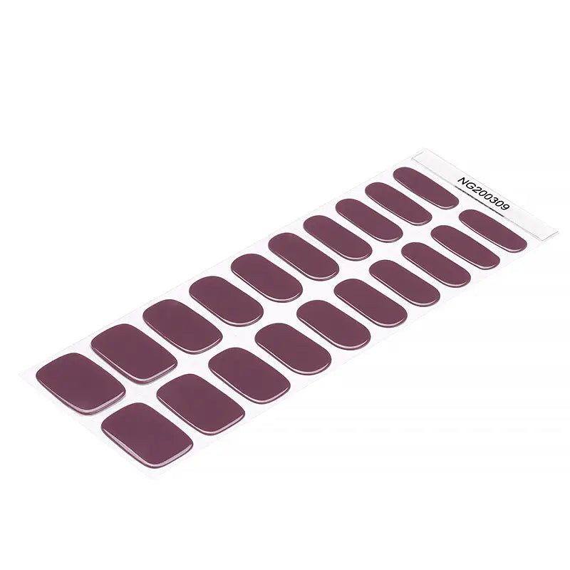 High-Quality, Bulk Purchase Wine Red Gel Nail Stickers For Enterprises - Huizi HUIZI