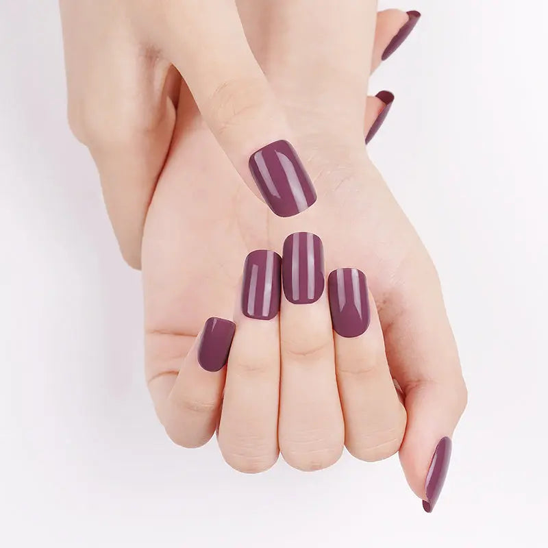 High-Quality, Bulk Purchase Wine Red Gel Nail Stickers For Enterprises - Huizi HUIZI