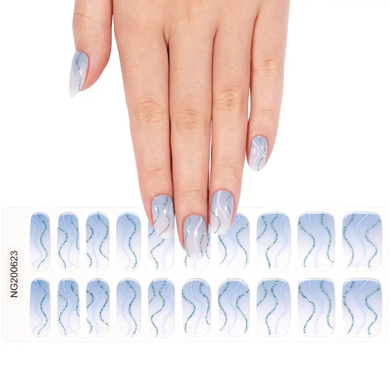 Huizi Hot Selling Semicured Gel Stickers Gel Nail with the UV Lamp Wholesale HUIZI
