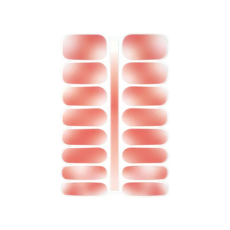 New Arrival Full Cover Transfer Colorful Gel Nail Foil Sticker Pink dye nail art design - HUIZI HUIZI