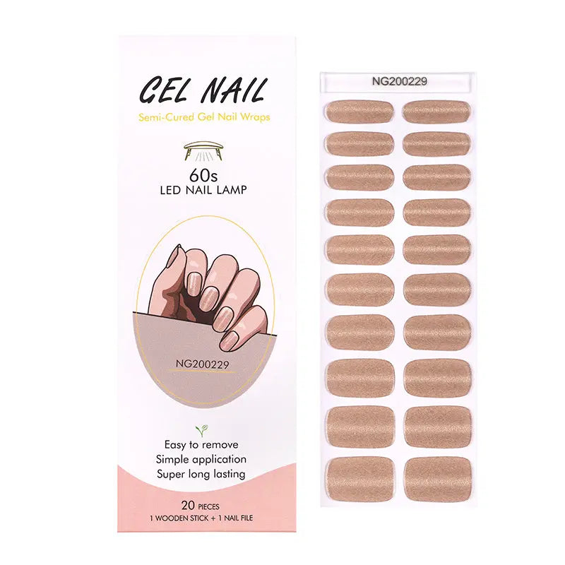 Oem Nail Wraps With Uv Light Wholesale Yellow Cat Eye Manicure - Huizi HUIZI