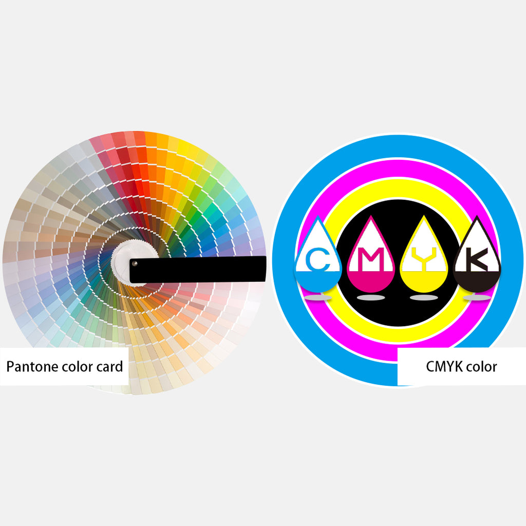 HUIZI Pantone color cards & CMYK color mode