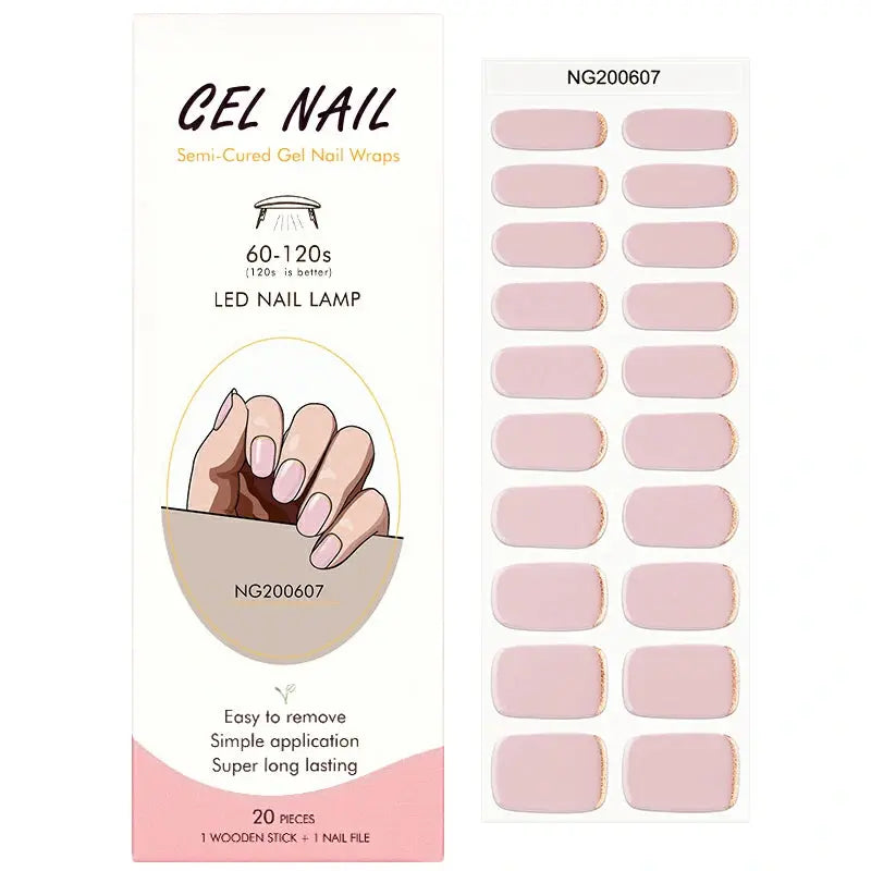 Reverse Gel Nail Stickers Wholesale Gel Nail Wrap Suppliers HUIZI