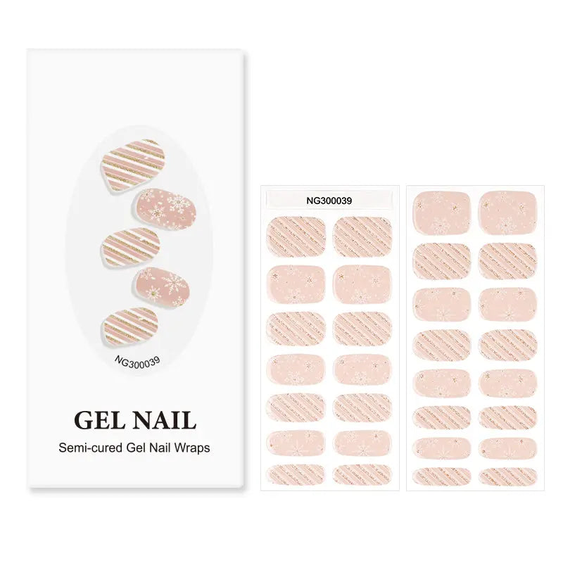 Semi cured Gel Nail Strip Supplier Nail Stores Near Me HUIZI