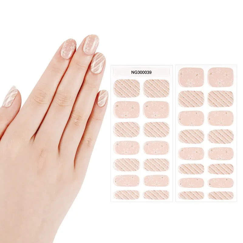 Semi cured Gel Nail Strip Supplier Nail Stores Near Me HUIZI