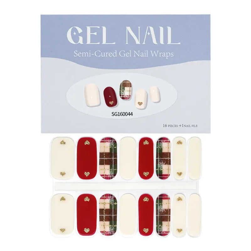 Wholesale Adhesive Nail Foil Wraps Glitter Nail Stickers Christmas Nail Art Design - Huizi HUIZI