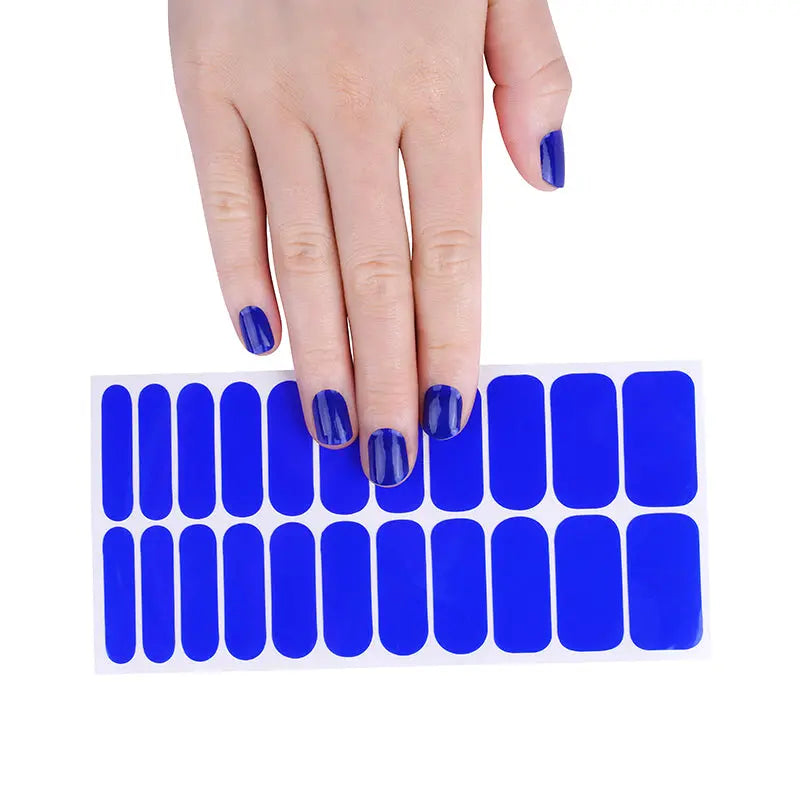 Wholesale Blue Nail Wraps Nail Supply Store - Huizi HUIZI