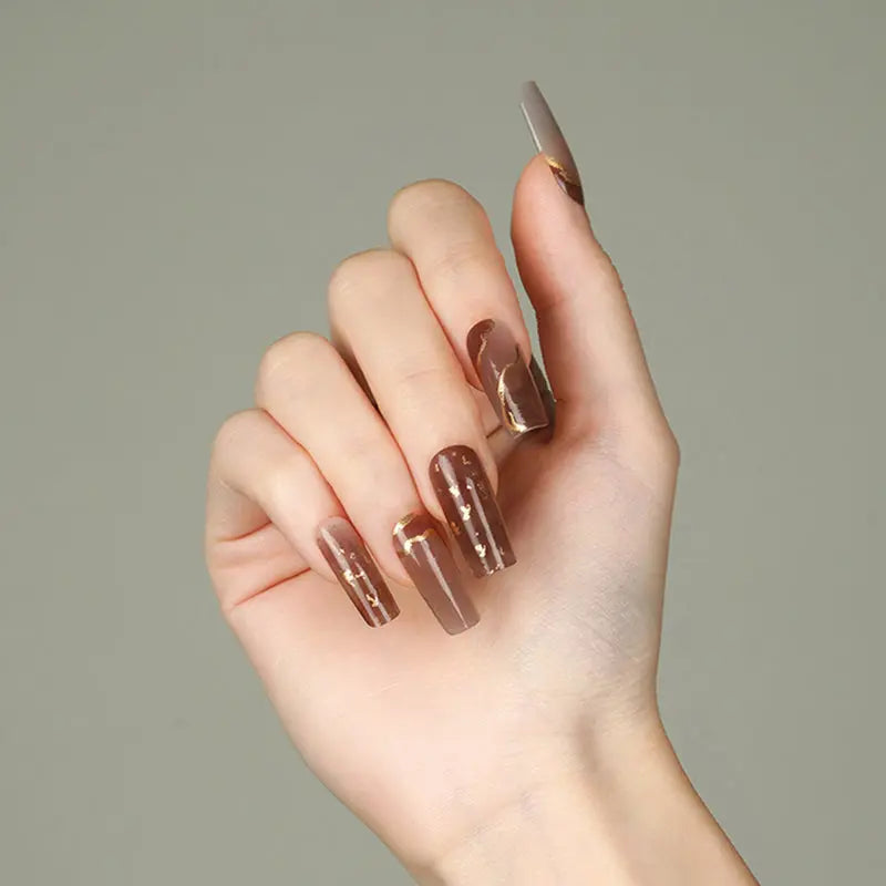 Wholesale Brown Nail Wraps Nail Supply Store - Huizi HUIZI