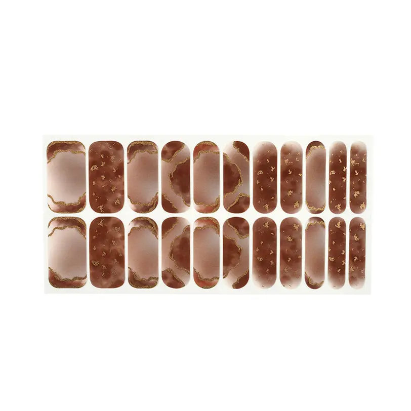 Wholesale Brown Nail Wraps Nail Supply Store - Huizi HUIZI