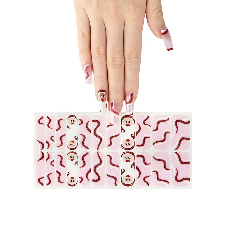 Wholesale Christmas Nail Wraps Nail Supply Store - Huizi HUIZI