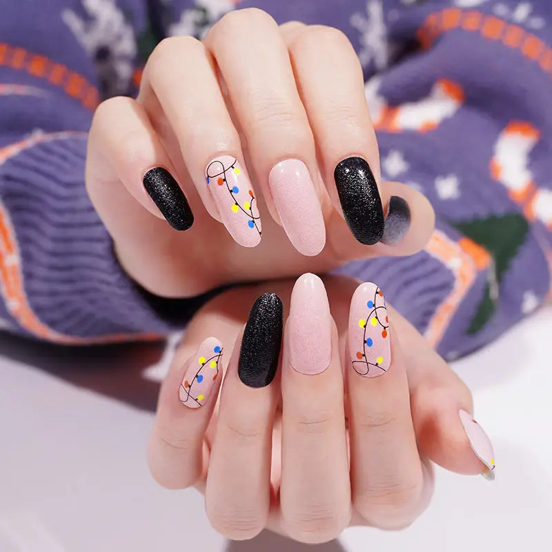 Christmas Glow Nail Stickers