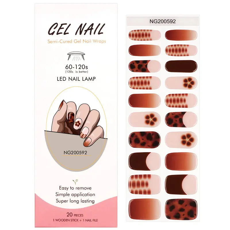 Wholesale Creative French Style Gel Nail Strips – OEM & Private Label Customization Available HUIZI
