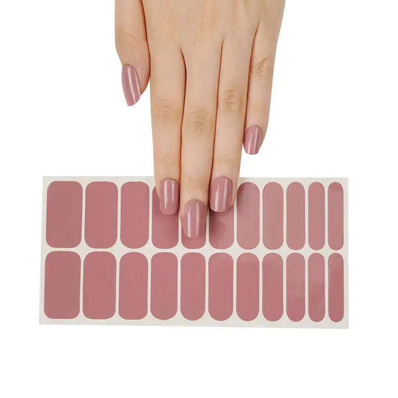 Wholesale Desert Red Nail Wraps Nail Supply Store - Huizi HUIZI