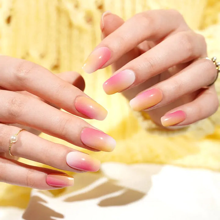 Wholesale Dream Fall Gel Nails Custom Semi Cured Gel Nail Sticker Kit