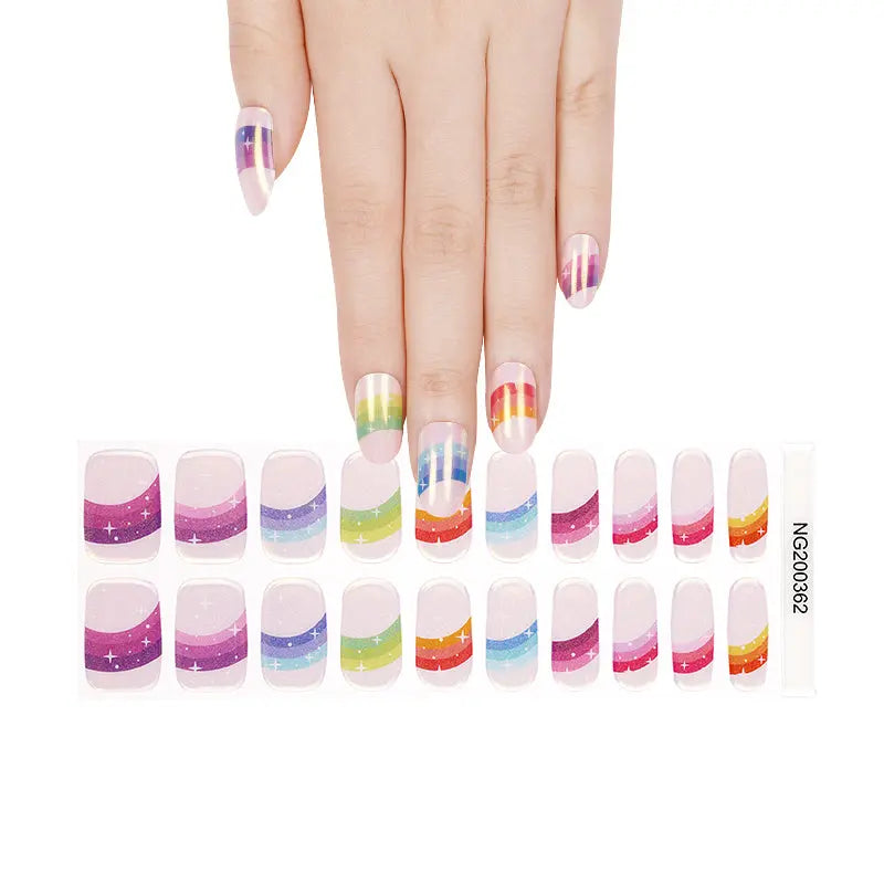 Wholesale Easter Nail Art Gel Strips Custom Nail Designs HUIZI