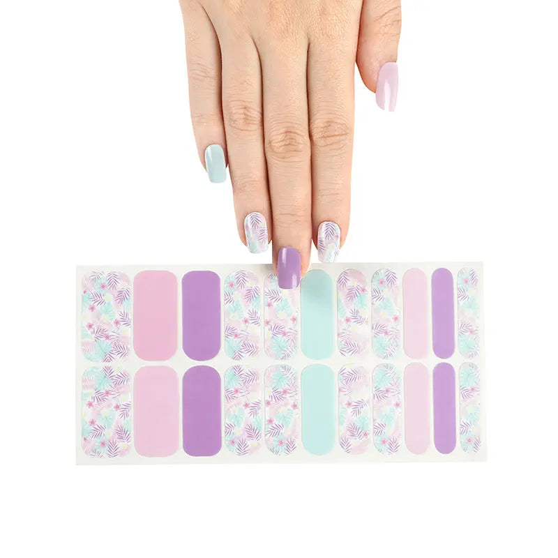 Wholesale Fern Nail Wraps Nail Supply Store - Huizi HUIZI