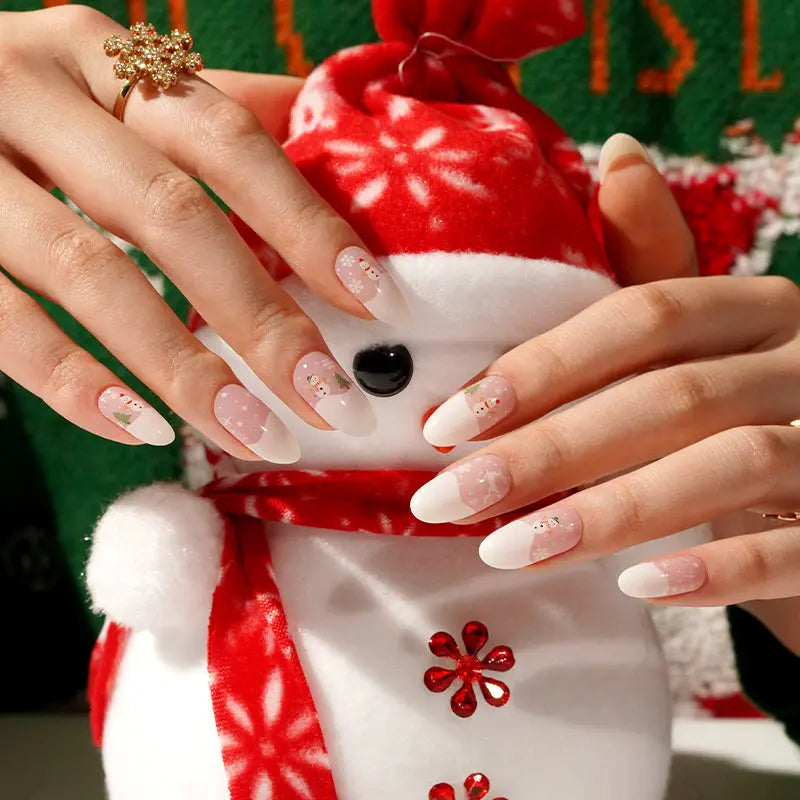 Wholesale Fingernail Supplies Bulk Order Winter Christmas Gel Nail Sticker HUIZI