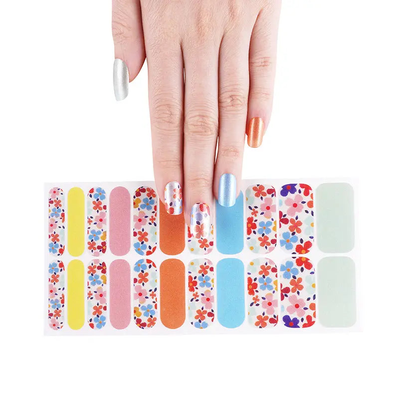 Wholesale Flower Nail Wraps Nail Supply Store - Huizi HUIZI