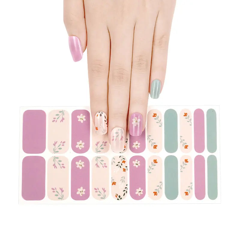 Wholesale Flower Nail Wraps Nail Supply Store - Huizi HUIZI