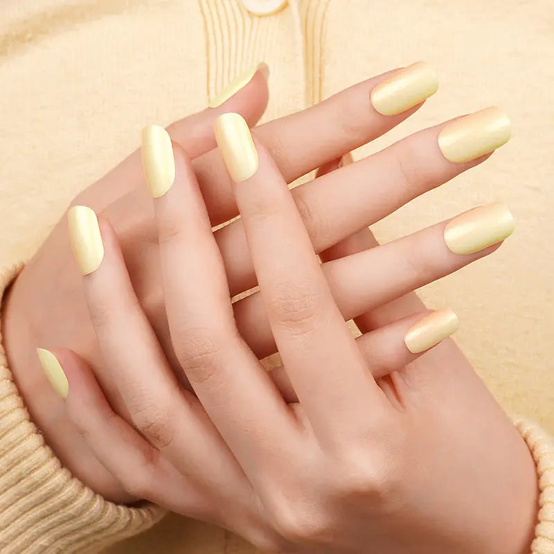 Wholesale Fluorescent Yellow Nail Wraps Nail Supply Store - Huizi HUIZI