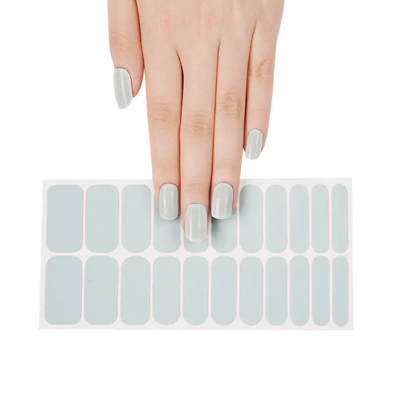 Wholesale Fog Green Nail Wraps Nail Supply Store - Huizi HUIZI