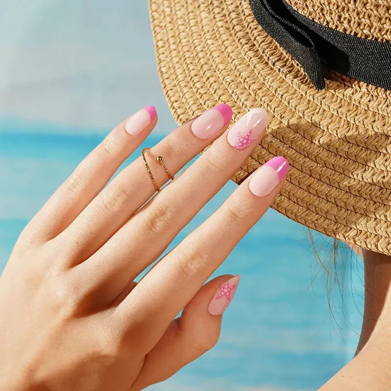 Wholesale French Gel Nail Sticker Custom Nail Wrap Suppliers HUIZI
