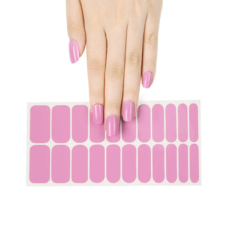 Wholesale Fuchsia Pink Nail Wraps Nail Supply Store - Huizi HUIZI