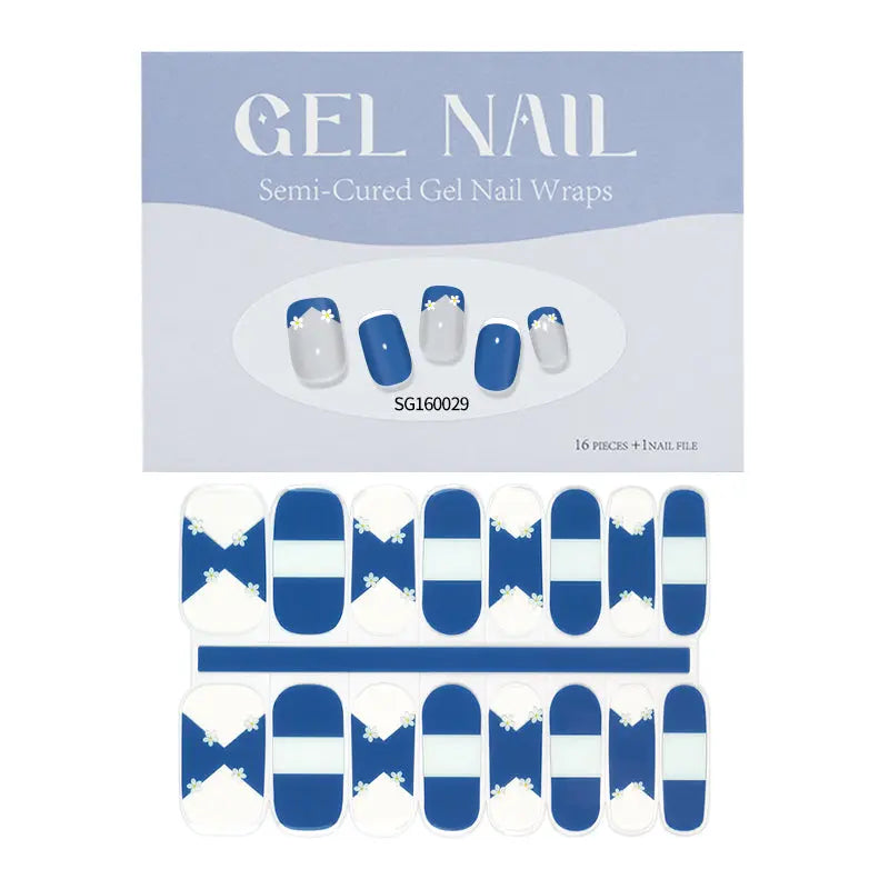 Wholesale Gel Nail Polish Custom Gel Nail Wraps Cherry Blossom Elegance Gel Nails - Huizi HUIZI