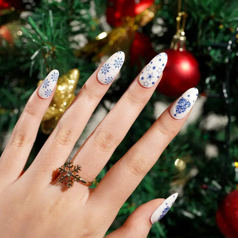 Wholesale Gel Nail Stickers Custom Christmas Gel Nails HUIZI