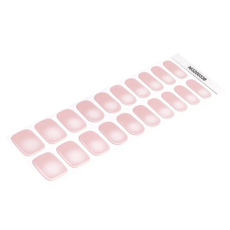 Wholesale Gel Nail wraps Custom Ombre Pink Nail Designs HUIZI