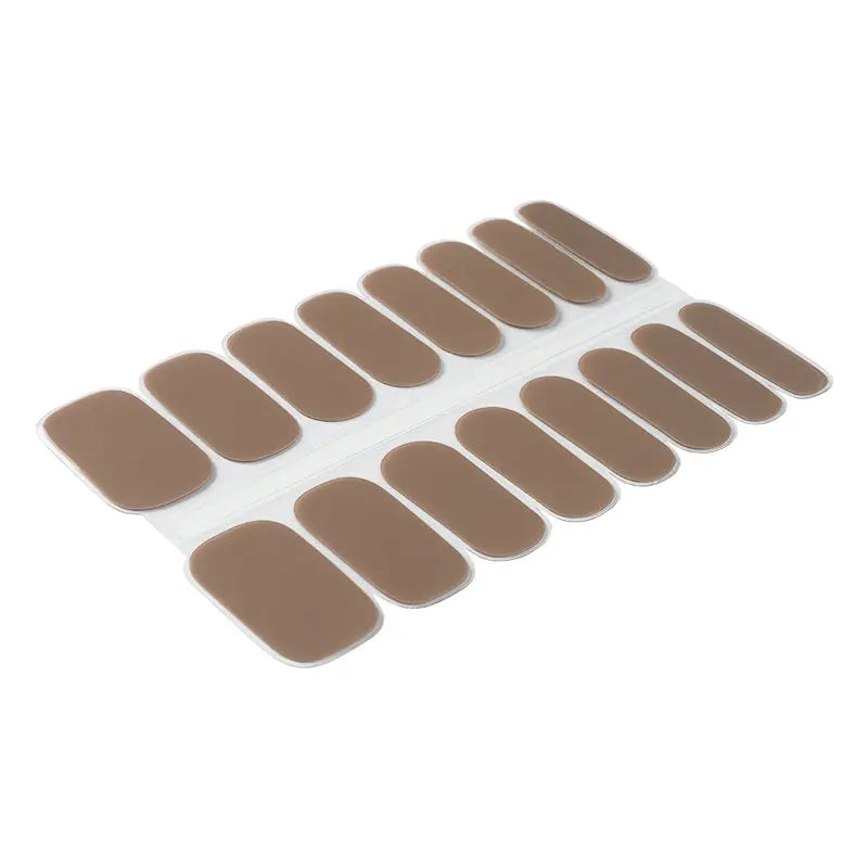 Wholesale Ginger Snap Semi-cured Gel Nail Stickers Custom Nail Art HUIZI