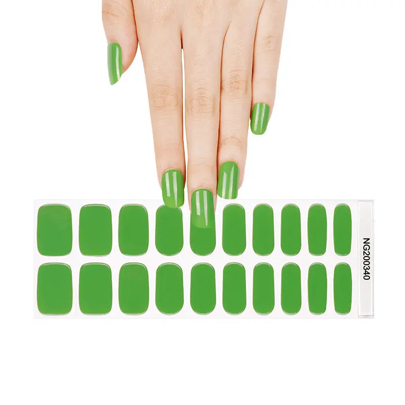 Wholesale Green Gel Nail Strip With Uv Light HUIZI