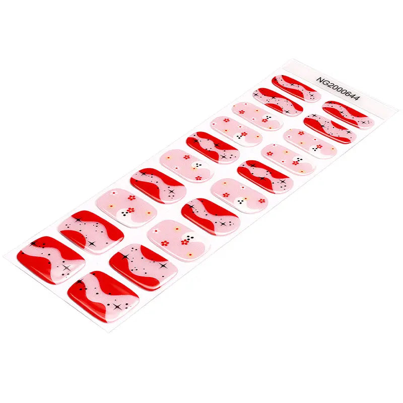 Wholesale Halloween Gel Nail Stickers Customizable Ghost Nail Wraps for Brands HUIZI