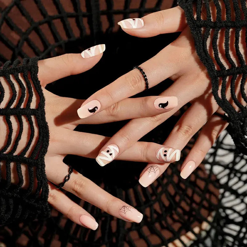 Wholesale Halloween Gel Nail Wraps Custom Goblin Nail Wraps HUIZI