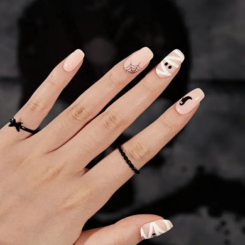 Wholesale Halloween Gel Nail Wraps Custom Goblin Nail Wraps HUIZI