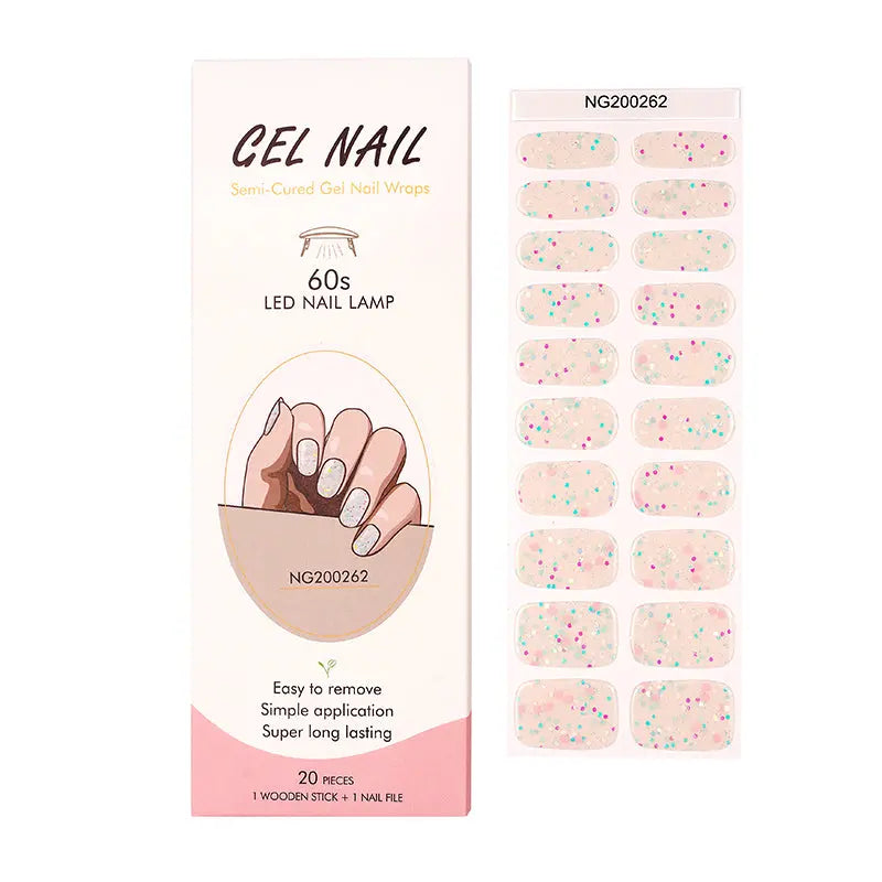 Wholesale Korean Gel Nail Strips  Custom Hot Popular Nails Design  - Huizi.com HUIZI