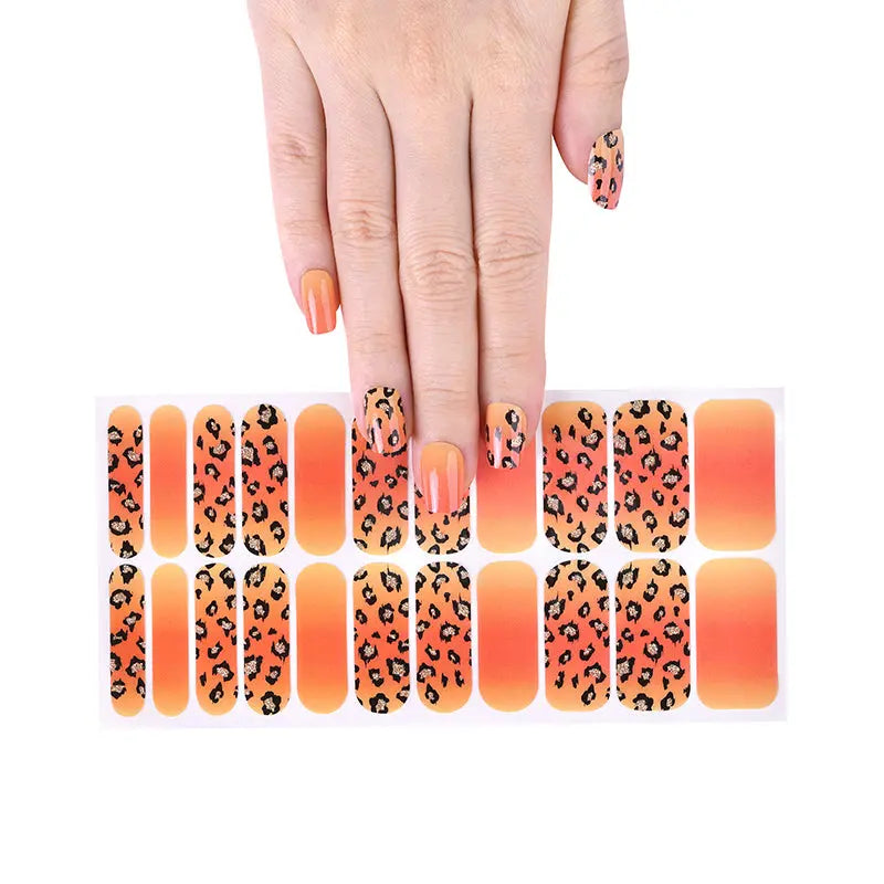 Wholesale Leopard Print Nail Wraps Nail Supply Store - Huizi HUIZI