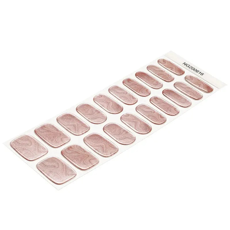 Wholesale Marble Gel Nail Stickers Custom Gel Nail Wrap Suppliers HUIZI