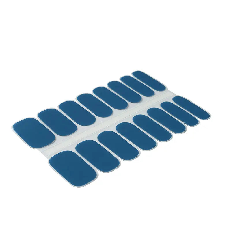 Wholesale Midnight Blue Gel Nail Stickers Custom Nail Designs HUIZI